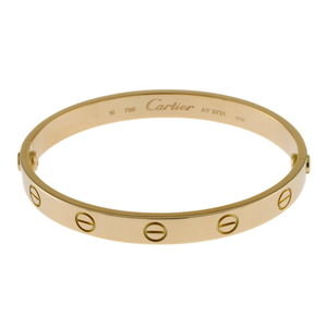 Cartier Love Bracelet Bangle with Driver Yellow Gold